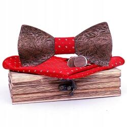  Fa csokornyakkendő Elegant Piros/Type2 KP-30894 (8585063305924)