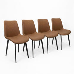 Inlea4Fun Étkezőszék 4 darab AIDA - barna (IN13-0051) - inlea