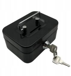 SATIS Fém Pénzkazetta persely Bankjegy Széf Kulcsok Kulcs Széf (EB750)