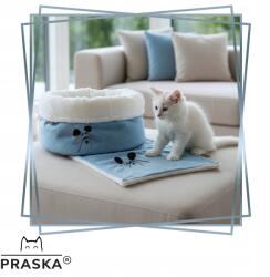  Prága Puffy Kutya-macska takaró és fészek púderkék 45cm (D26A-34259_20251126121831)