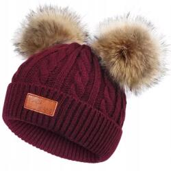 Márka nélkül czapka zimowa sapka piros 52-es méret