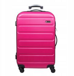 Słoń Torbalski Közepes keménységű gurulós bőrönd Słoń Torbalski 64 cm rózsaszín könnyű Abs (04-0511O-08)