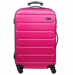 Słoń Torbalski Utazó bőrönd nagy Elefánt táska 75cm Abs rózsaszín kemény erős könnyű 88l (04-0511S-08)