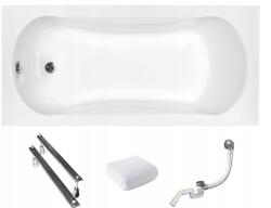 Besco Aria Kád 160x70 Besco Szifon Automata! (#WAA-160-PA)