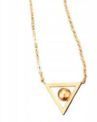  Üreges Háromszög Nyaklánc Arany KP-21670