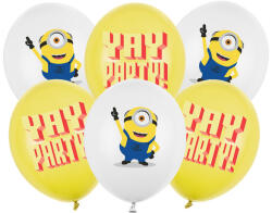  Minyonos party lufi szett, 30 cm, 6 db vegyes mintával (SB14P-349-000-6)