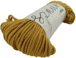  5 mm Sznur P39 - mustár (Összetétel: Pamut, hossza: 100m, ) (877)