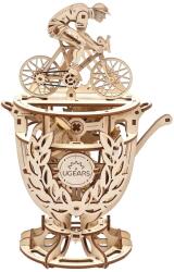 UGears Puzzle 3D, Automaton Cyclist, Ugears, lemn, 189 piese