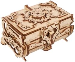 UGears Puzzle 3D, Antique Box, Ugears, lemn, 185 piese