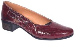 Ciucaleti LUX Pantofi dama din piele naturala Croco Lac Bordeaux - MVSP1CRV, marimea 40