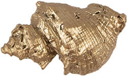 Clayre & Eef Buton mobilier polirasina aurie Scoica 4x3x3 cm (65744X)
