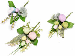 Decorer Set 3 crengute artificiale decorate cu oua 15 cm (A54.37.29deco)