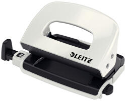 Leitz Perforator LEITZ Mini 5060, 10 coli - alb perla (L-50601001) - siscom-papetarie