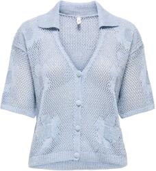 ONLY Jachetă Onlceline Ss Glitter Mesh Cardi Knt 15364732 16-4016 TCX soft chambray (15364732 16-4016 TCX soft chambray)