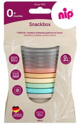 Nip Set 6 boluri cu capac pentru alimente Nip, 300 ml, fara BPA, 0+ luni (37063) Tacam