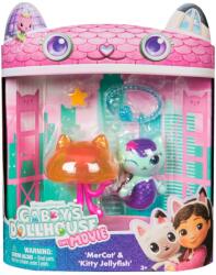 Spin Master Set 2 figurine Gabby's Dollhouse MerCat si Kitty Jellyfish cu accesorii (6074329) Figurina
