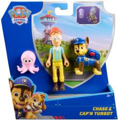 Spin Master Set 3 figurine Patrula Catelusilor Chase si Capitanul Turbot (6072983_20151990) Figurina
