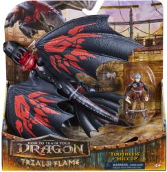 Spin Master Set dragon Toothless si figurina Hiccup Trial of Flame (6075557) Figurina