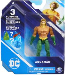 Spin Master Figurina Aquaman 10 cm flexibila cu 3 accesorii surpriza DC (6056331_20137129) Figurina