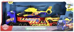 Simba Toys Set camion transportor de salvare cu 3 vehicule, lumini si sunete (203717005)