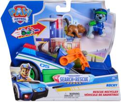 Spin Master Patrula Catelusilor Rocky cu vehicul de reciclare si figurina (6074815_20156333) Figurina