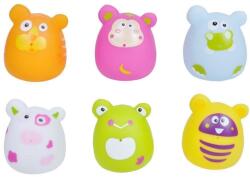 ESCABBO Set 6 jucarii de baie moi cu animale colorate pentru bebelusi ESCABBO (ESC37012)