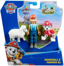 Spin Master Set 3 figurine Patrula Catelusilor Marshall si Fermierul Al (6072983_20151991) Figurina