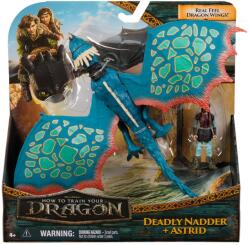 Spin Master Set dragon Deadly Nadder si figurina Viking Astrid, Cum sa iti dresezi dragonul (6072587_20151275) Figurina