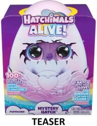Spin Master Hatchimals Alive Mystery Hatch Pufficorn, ou interactiv cu lumini si sunete (6069132) Figurina