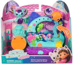 Spin Master Set Gabby's Dollhouse Filmul cu MerCat, Balcon Acvariu si Accesorii (6073662_20152984) Figurina