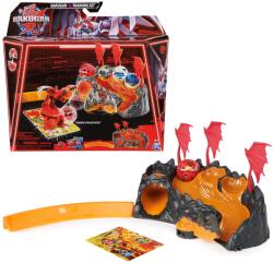 Spin Master Set de antrenament Bakugan Titanium Dragonoid cu rampa si obstacole (6068108) Figurina