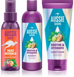Aussie SOS Sooth & Hydrate intenzív hidratáló szett hajra