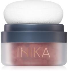 INIKA Organic Puff Pot por állagú ásványi arcpirosító árnyalat Rosy Glow 3 g