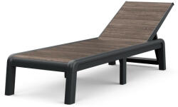 Keter Keter DECO PORTO kerti napozóágy - walnut / grafit (271462)