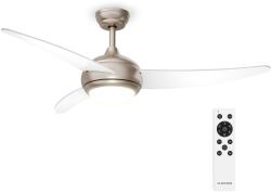 Klarstein Ventilator de tavan El Paso cu lumină | 132 cm | 35 W | Funcționare silențioasă | Lemn () - klarstein