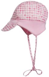 DOLL Rózsaszín napellenzős kalap, baba modell, pamut, pöttyös minta (hurtimex_4061375069241)