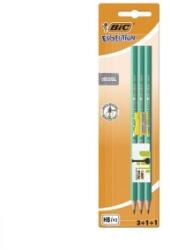BIC Creioane cu Radiera si Ascutitoare Bic Evolution, Blister (MAG1014813TS)