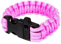 Element Brățară Paracord Element - sistem de închidere tip pin lock dublu - Pink