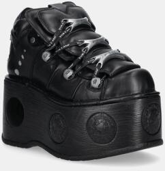 New Rock bőr sportcipő ITALI NEGRO, NOMADA NEGRO, NEPTUNO / SPACE - fekete Női 40