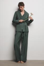 Medicine széles szárú női nadrág viszkózzal - zöld XL