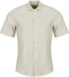 ONLY & SONS Cămăsi mânecă scurtă Bărbați ONSCAIDEN LIFE SS SOL RES LINEN Only & Sons Bej EU XL
