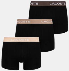 Lacoste testhezálló boxeralső férfi pamut elasztánnal 3-as csomag - fekete XS - answear - 17 990 Ft
