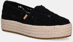 Toms espadrilles CROCHET LACE - fekete Női 39 - answear - 24 290 Ft