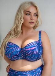 Kris Line Krisline Fürdőmelltartó Hawaii Puha/soft Roma Blue Pink 80E 42E