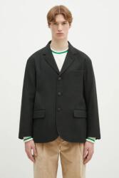 Visvim gyapjú kabát Bowen Blazer - fekete L