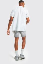 Boohooman Z9G209 Boohooman Férfi Rövid Ujjú Ing L L