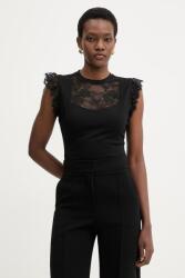 Morgan blúz női viszkózzal - fekete M