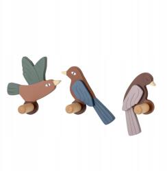 Bloomingville Fali akasztók Oroszlán madarak 3 db gyerek Bloomingville akasztók (82054427)