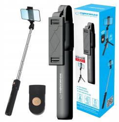 Esperanza Selfie Stick Telefon Tartó Állvány Tripod Bluetooth Távirányítóval (EMM123)