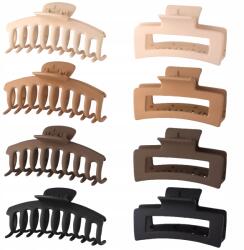 ABC Hajcsat Csat Nagy Állkapocs Csat Klasszikus Elegáns Szett 8 db-os (spinka do włosów)